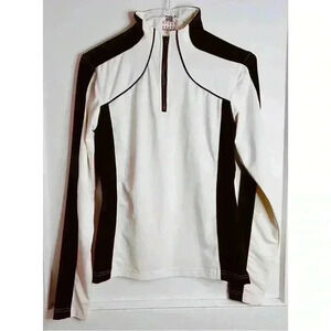 Women’s Spyder Sport Shirt in Black and White Size  6